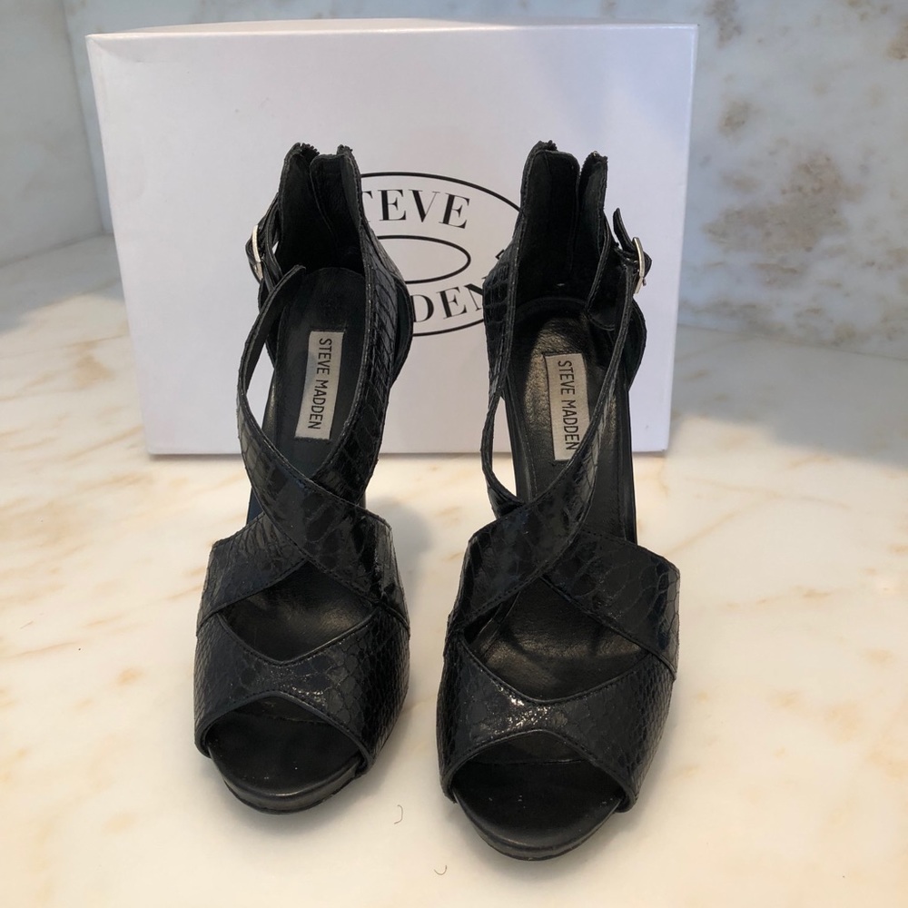 Steve Madden Banocka Python Heels - image 2